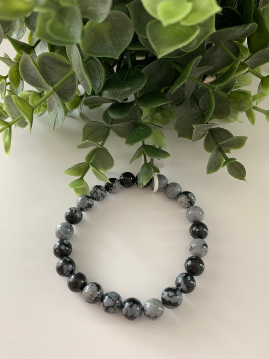 Obsidienne Flocon de Neige